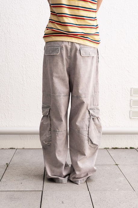 Wide Leg Cargo Pants - Image 2