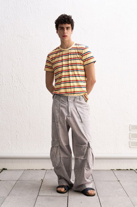 Wide Leg Cargo Pants - Image 4