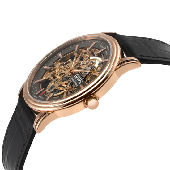 Gevril 321.74.72 Men's Five Points Skeleton Swiss Made Automatic, Slim ETA 2892 - Image 3