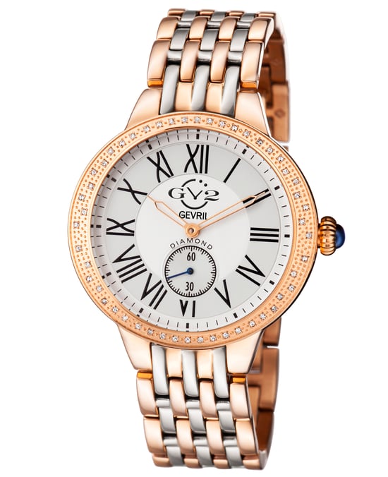 GV2 Astor Women's White Dial Stainless Steel Watch - Image 1