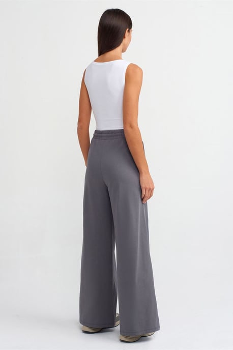Gestructureerde Katoenen Wijde Pantalons - Image 2