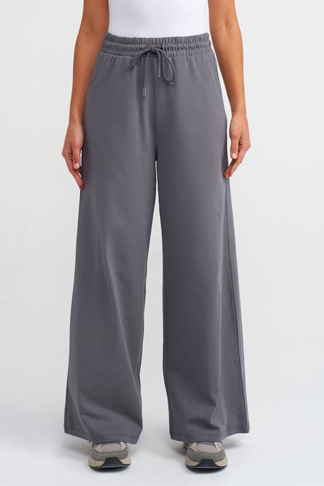 Gestructureerde Katoenen Wijde Pantalons - Image 3