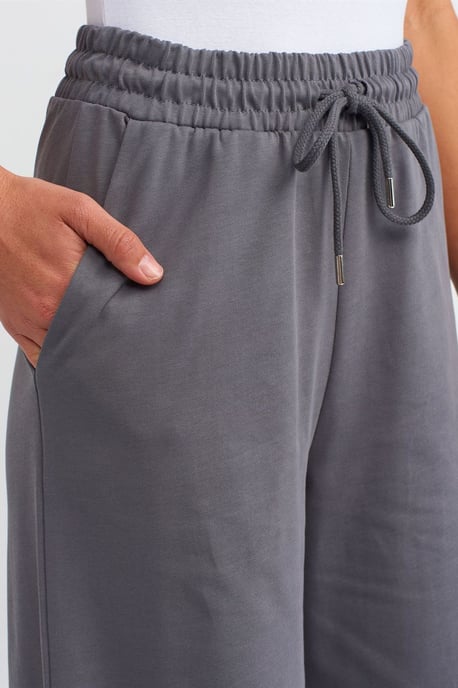 Gestructureerde Katoenen Wijde Pantalons - Image 4