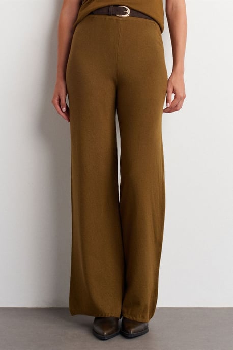 Women’s Wide-leg Lurex Knit Trousers - Image 5