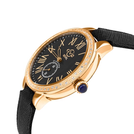 GV2 Astor Women's Black Dial Calfskin Leather Watch - Image 3
