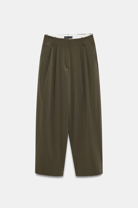 Women’s High-Waist Wide-Leg Crepe Trousers - Image 6