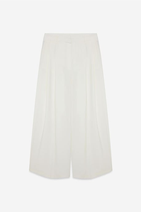 Vrouwen Hoge Taille Wijde Pijpen Crêpe Broek - Image 5