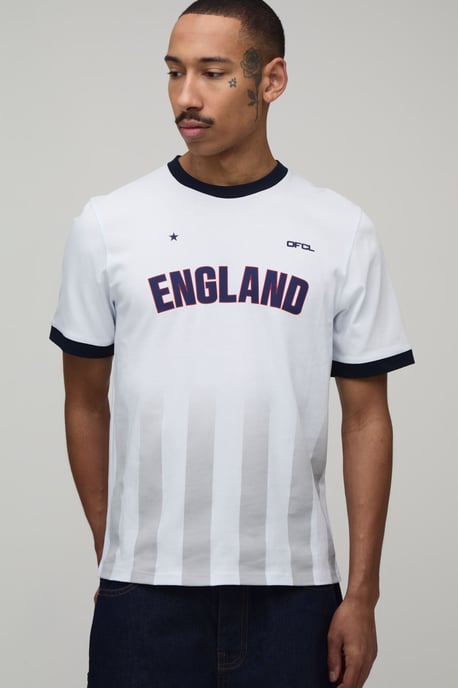Regular Fit Ringer Sports T-Shirt - Image 1