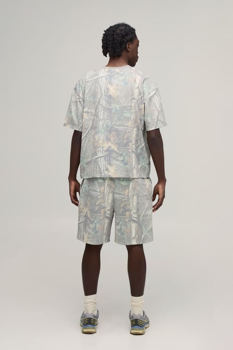 Forest Camo Oversized Boxy T-Shirt & Baggy Short Set - Image 2