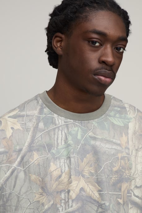 Forest Camo Oversized Boxy T-Shirt & Baggy Short Set - Image 3