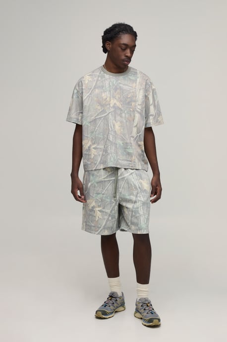 Forest Camo Oversized Boxy T-Shirt & Baggy Short Set - Image 4