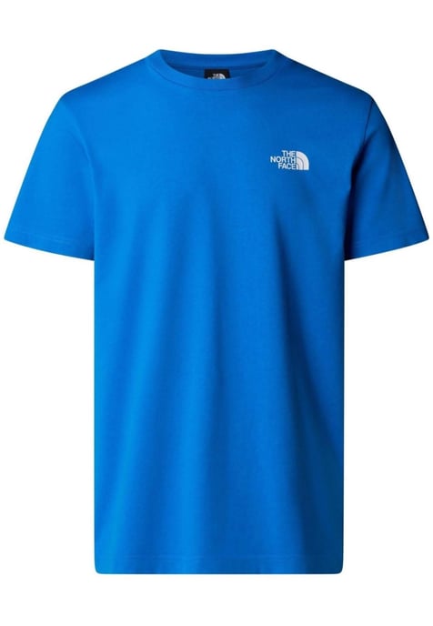 3 Pack The North Face Mens Simple Dome T Shirt in Blue / Orange / Meta Lime - Image 2