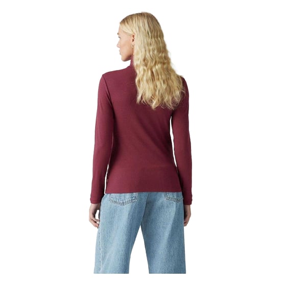 Levis Dam/Damer Smal Turtleneck (Bourgogne) - Image 3