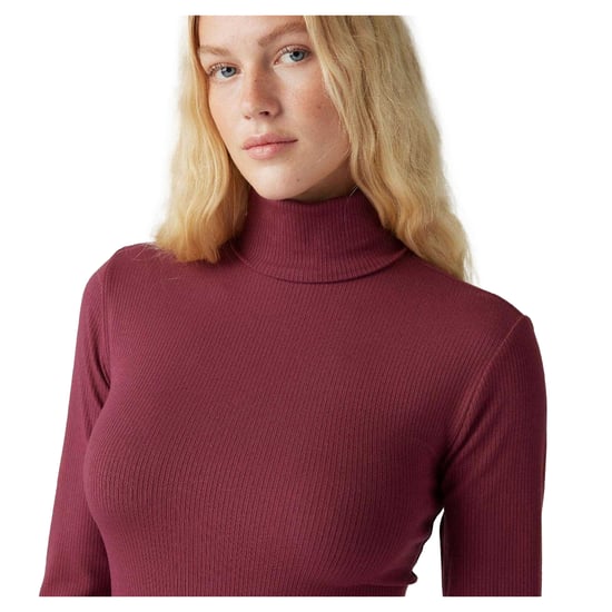 Levis Dam/Damer Smal Turtleneck (Bourgogne) - Image 4