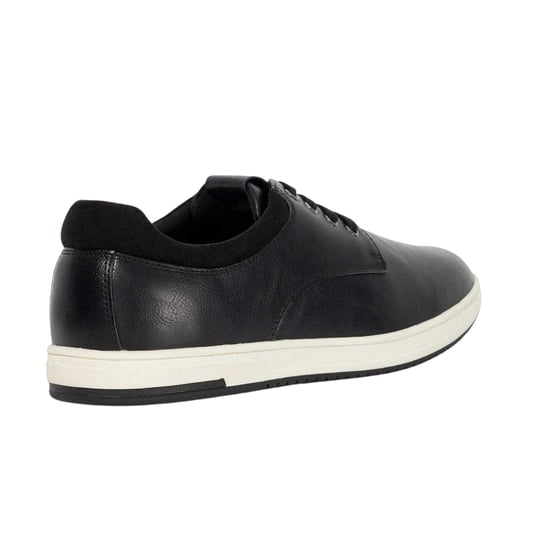 Dune London Mens Tamsen Lace Flat Trainers (Black) - Image 2