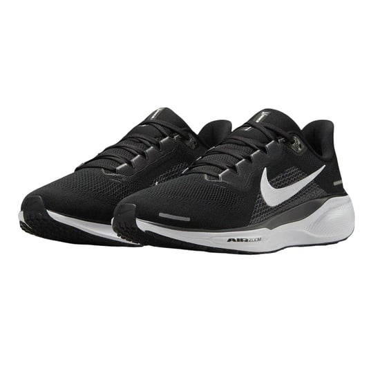 Nike Mens Air Zoom Pegasus 41 Road Pegasus Träningsskor (Svart/vit) - Image 5