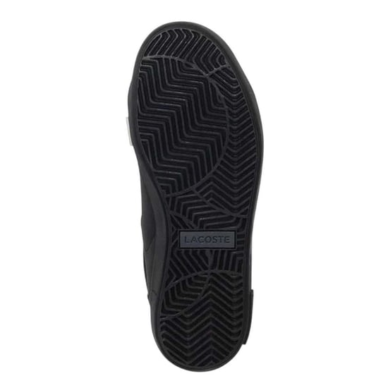 Lacoste Powercourt leren sportschoenen voor kinderen (Zwart) - Image 3