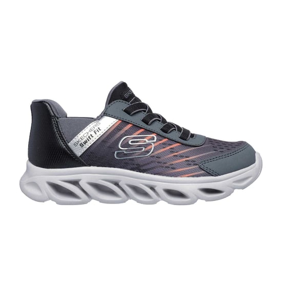 Skechers Kinderen/Kinderen Glide Flex Lace Up Trainers (Zwart/Kool) - Image 1
