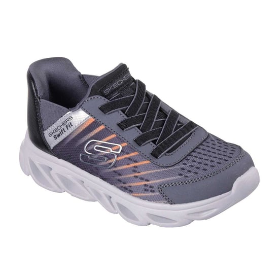 Skechers Kinderen/Kinderen Glide Flex Lace Up Trainers (Zwart/Kool) - Image 2