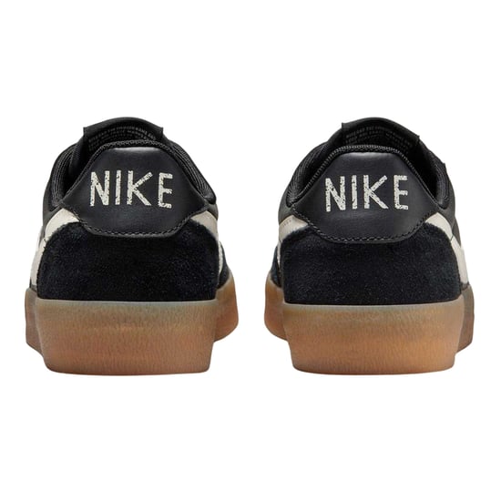 Nike Womens/Ladies Leather Flat Trainers (Black/Gum) - Image 2