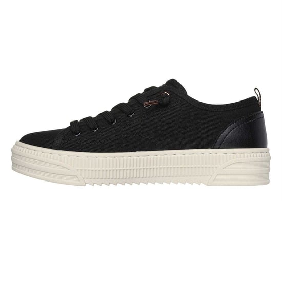 Skechers Womens/Ladies Bobs Copa Canvas Trainers (Black) - Image 2