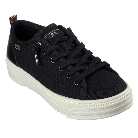 Skechers Womens/Ladies Bobs Copa Canvas Trainers (Black) - Image 3