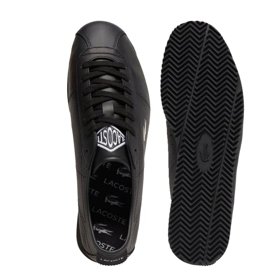 Lacoste Lage leren sneakers voor heren (Zwart) - Image 4