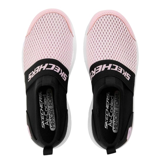 Skechers Childrens/Kids Flexblast Trainers (Black/Pink) - Image 3