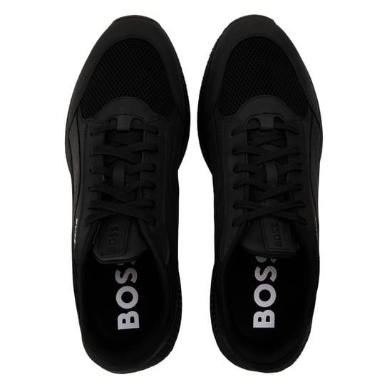 Boss Mens TTNM EVO Leather Chunky Sole Trainers (Black) - Image 4