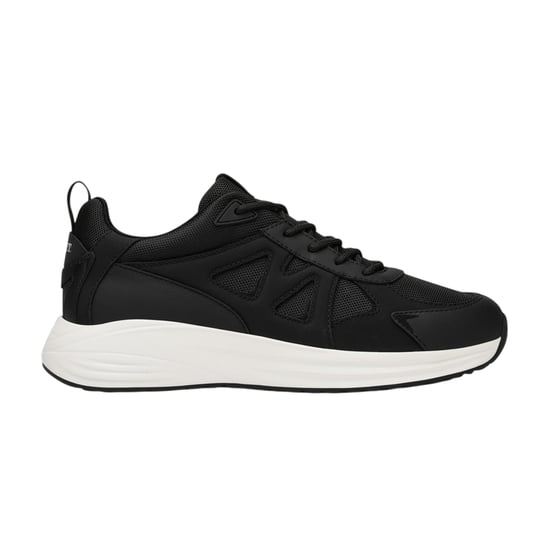Mallet Heren Angel Leren Trainers (Zwart) - Image 1
