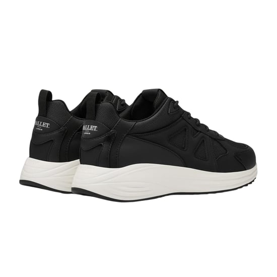 Mallet Heren Angel Leren Trainers (Zwart) - Image 2