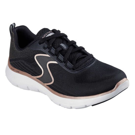 Skechers Dames/Dames Flex Appeal 5.0 Platte Trainers (Zwart/Rose goud) - Image 3