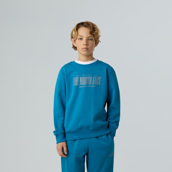 B Reflective Logo Relaxed Crew - Image 1