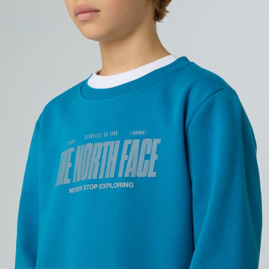 B Reflective Logo Relaxed Crew - Image 4