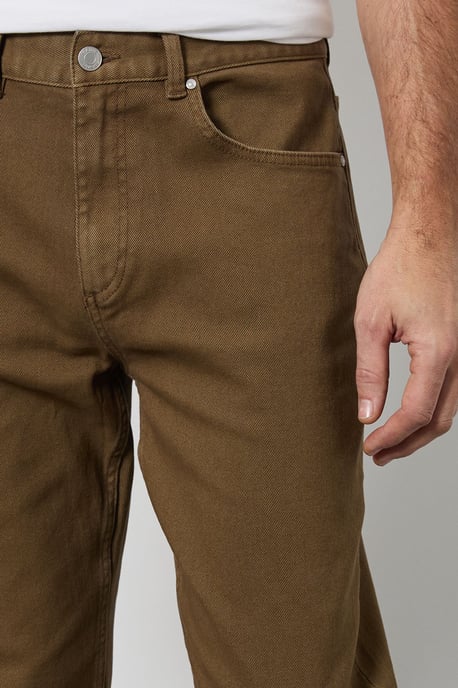 Tobacco Straight Fit Jeans - Image 4