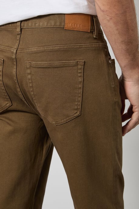 Tobacco Straight Fit Jeans - Image 5