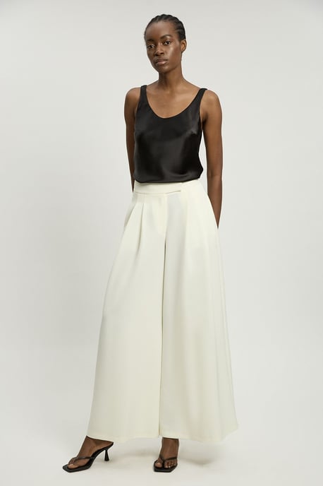 Soft Tailored Wide Leg Trouser - Image 1