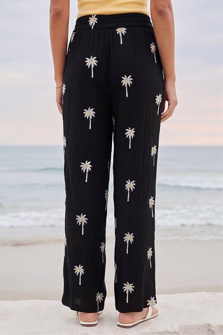Sequin Palm Tree Trouser - Image 3
