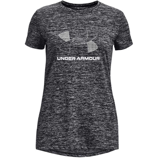 Under Armour Girls Tech Crew Neck Regular T-Shirt (Black) - Image 1