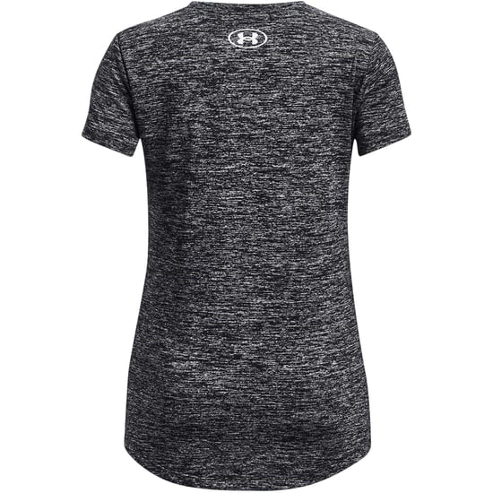 Under Armour Girls Tech Crew Neck Regular T-Shirt (Black) - Image 2