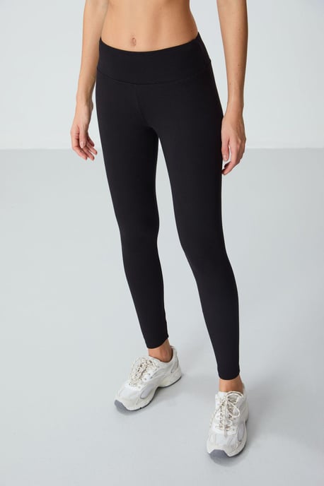 Hoge taille katoenen blend leggings - Image 4