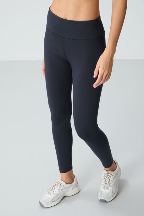 Hoge Taille Katoenmix Leggings - Image 1