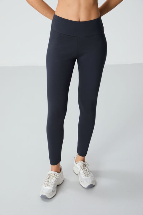 Hoge Taille Katoenmix Leggings - Image 2
