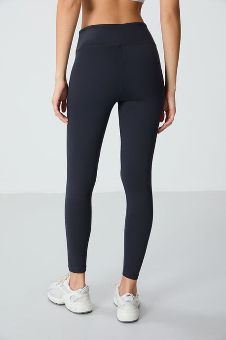Hoge Taille Katoenmix Leggings - Image 4