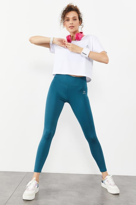 High-waist Slim-fit Leggings - Image 3