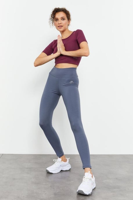 Hoogwaardige Katoen-Lycra Jersey Leggings - Image 4