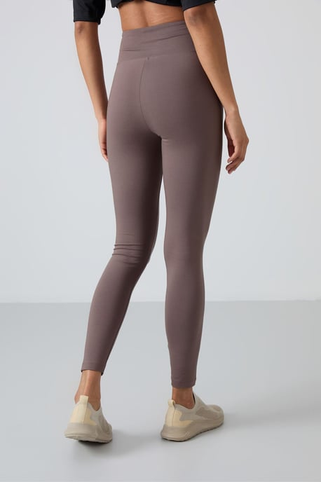 Hoge taille katoen-lycra jersey leggings - Image 5