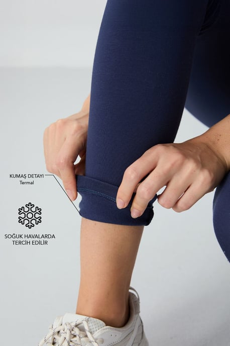 Hoge Taille Katoenmix Leggings - Image 1