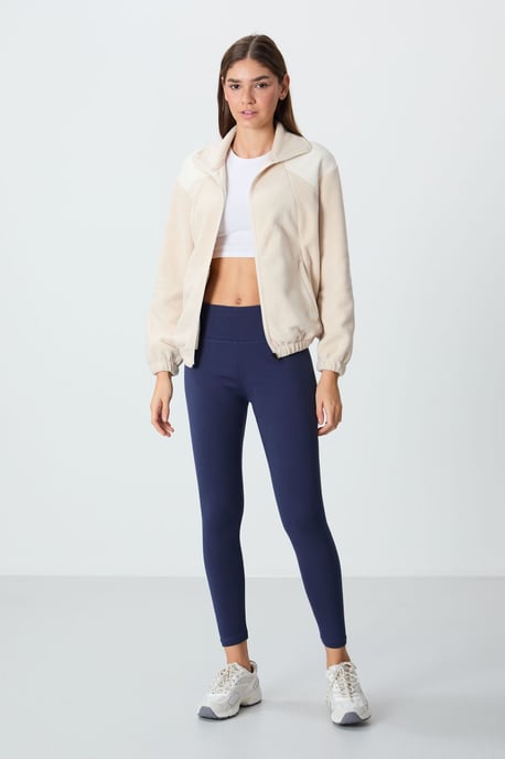 Hoge Taille Katoenmix Leggings - Image 2