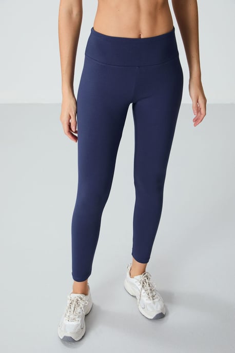 Hoge Taille Katoenmix Leggings - Image 4